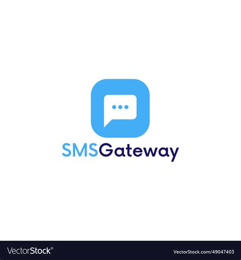 sms logo royalty  vector image vectorstock