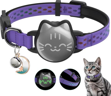 Amazon Waterproof Airtag Cat Collar Breakaway Cat Airtag Collar