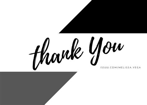 Thank You By Melissa Vega Issuu
