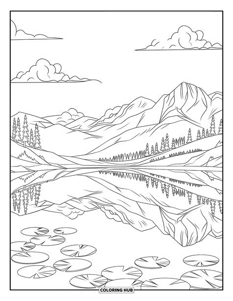 Lake Coloring Pages For Adults