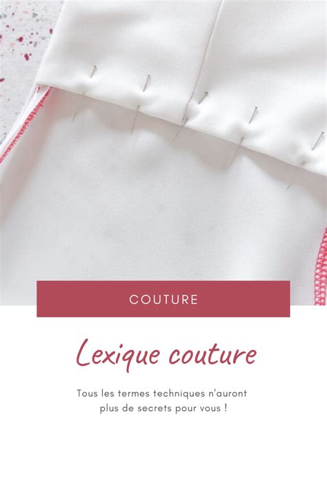 Lexique Couture Couture Tutos Couture Idee Rangement Chaussure