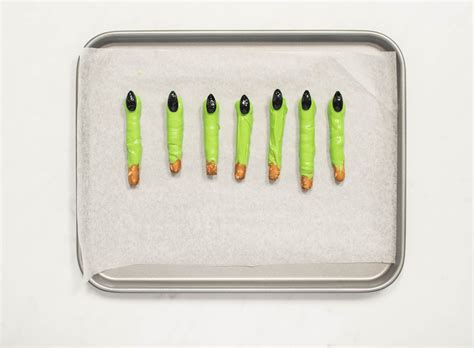 Witch Finger Pretzel Rods Recipe