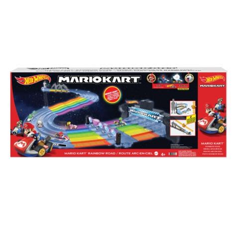 Mattel Hot Wheels Mario Kart Rainbow Road Track Set 1 Ct QFC
