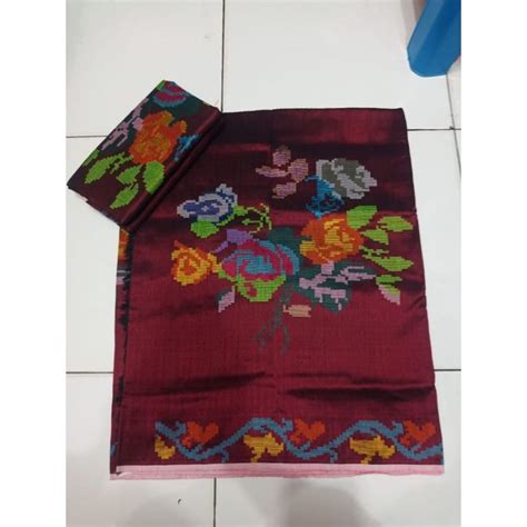 Jual Ready Bisa COD Lipa Sabbe Kain Sarung Tenun Lagosi Asli Bugis