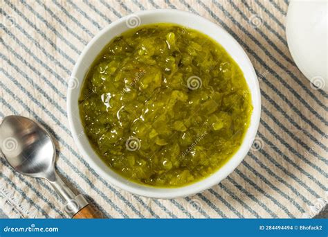 Green Healthy Pickle Relish Stock Photo Image Of Condiment