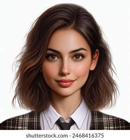 Gorgeous Mischievous Brunette Her Early S Ai Generated Image Shutterstock