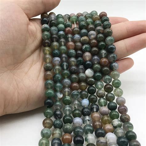 1 Strand Natural India Agates Beads 4 14mm Pick Size Round Stone Spacer