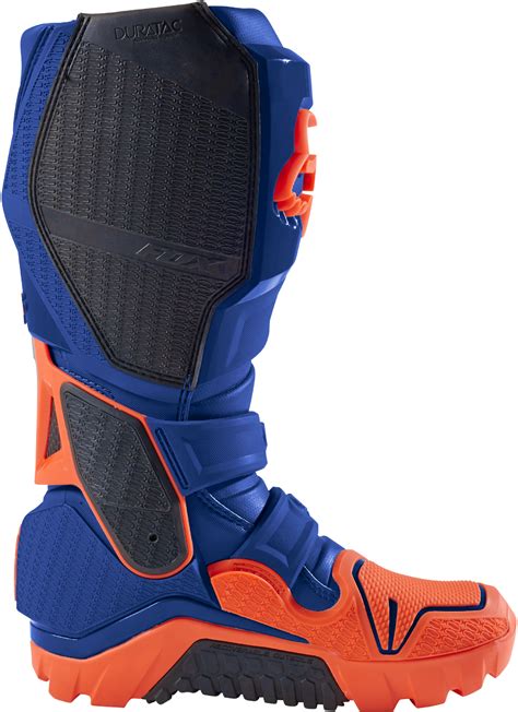 Fox Racing Mens Blue/Orange Instinct Off-Road Dirt Bike Boots MX ATV | eBay