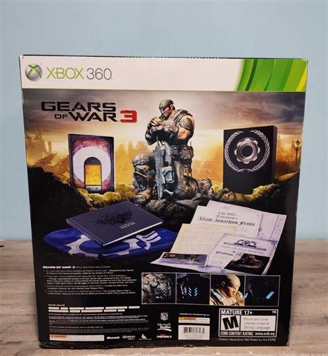 Gears Of War 3 Epic Edition Microsoft Xbox 360 Complete Set Brand New