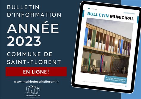 Bulletin municipal année 2023 Mairie de Saint Florent