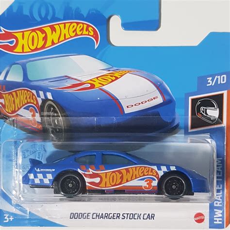 Hot Wheels Dodge Charger Stock Car Hw Race Team Shopee Brasil