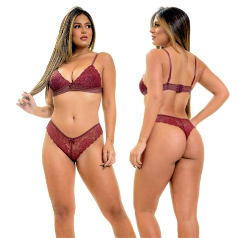 Conjunto De Lingerie Rendado Sexy Sem Bojo Anitta Shopee Brasil