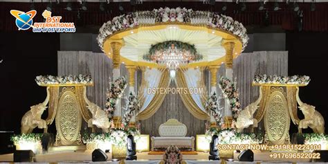 Traditional Elephant Theme Wedding Mandap Decor Dst International