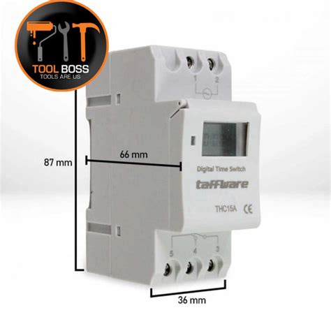 Jual Timer Switch Model Mcb Din Rail Digital Programmable Jakarta