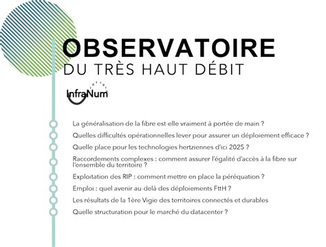 observatoire du tres haut debit  infranum