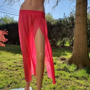 Beach Bikini Swimsuit Cover Up Sexy Long Sheer Skirt Beach Etsy