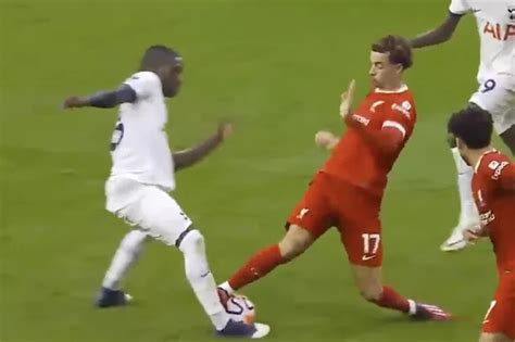 Curtis Jones Sent Off For Ankle Breaker Tackle With Liverpool Down To