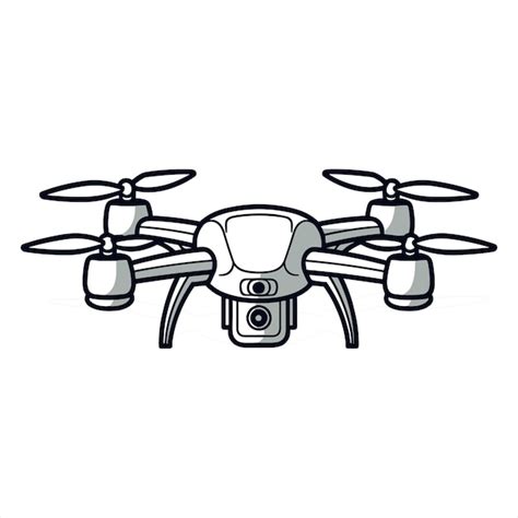 Drone Icon Logo Vorlage F R Fliegende Drohnen Mit Aktionskamera