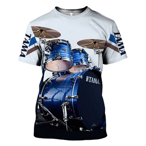 Starclassic Drums White 3d All Over Printed Clothes Fa0016 Chikepod