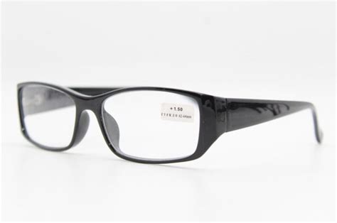 Готовые очки для зрения со стеклянными линзами (черные) - купить с ...