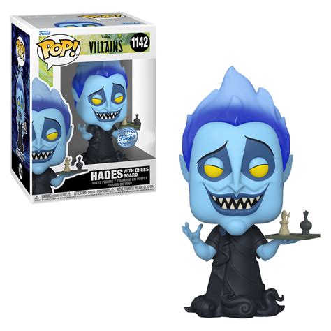 Funko Pop Disney Villains Exclusive Hades With Chess Board 1142