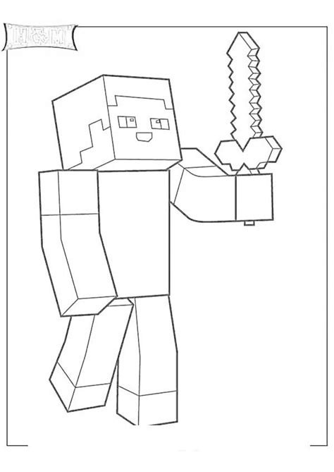 Раскраски Minecraft: 817 раскрасок - скачать или распечатать бесплатно