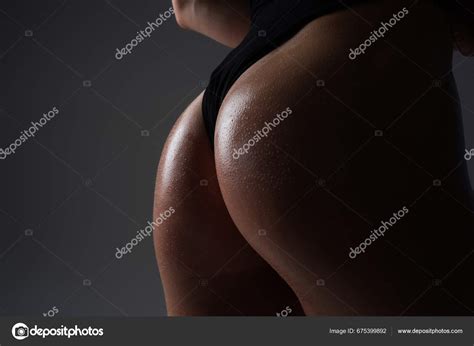 Woman Shows Beautiful Nude Buttocks Luxury Ass Huge Buttocks Sensual Stock Photo Tverdohlib