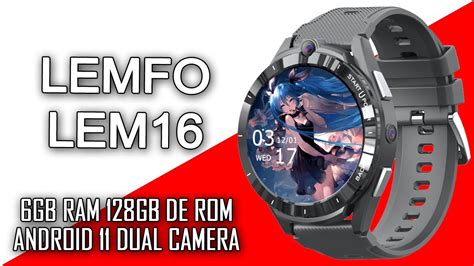 LEMFO LEM16 LANÇAMENTO UNBOXING É MINI REVIEWS SMARTWATCH 6GB RAM DDR4