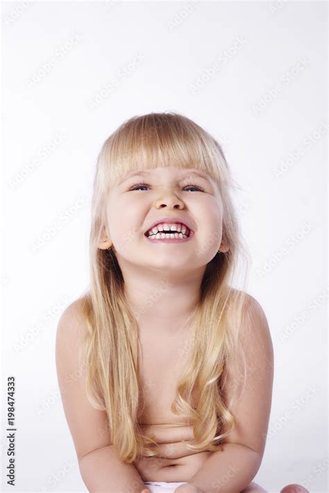 Portrait Of Naked Girl At Studio Shot Stock Photo Adobe Stock