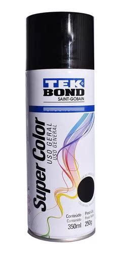 Spray Semi Brilhante Ml Uso Geral Tek Bond Preto Tinta Mercadolivre