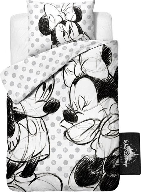 Disney Mickey Minnie Next 2 0 Flanel Dekbedovertrek Eenpersoons