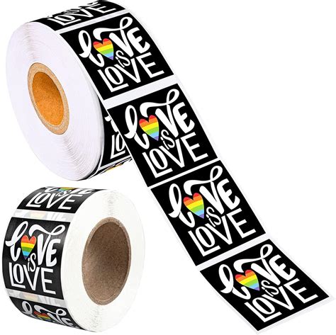 Pride Stickers Pieces Gay Pride Accessories Rainbow Stickers Heart Stickers Love