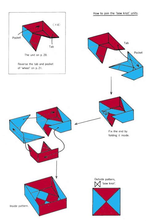 Square box of origami - OrigamiArt.Us