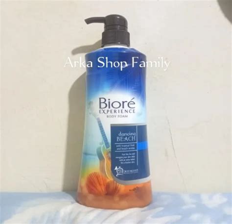 Biore Experience Dancing Beach Sabun Mandi Cair Botol Pump Ml