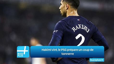 Hakimi Vir Le Psg Pr Pare Un Coup De Tonnerre Vid O Dailymotion