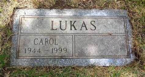 Carol Christine Lukas 1944 1999 Find A Grave Memorial