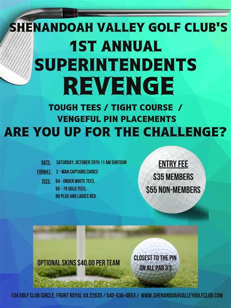 shenandoah golf club