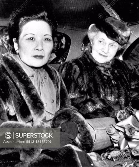 Madame Chiang In Washington -- Madame Chiang Kai-stek (left), first ...