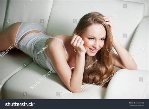 Sexy Beautiful Girl Lingerie Bed Stock Photo 133631132 Shutterstock