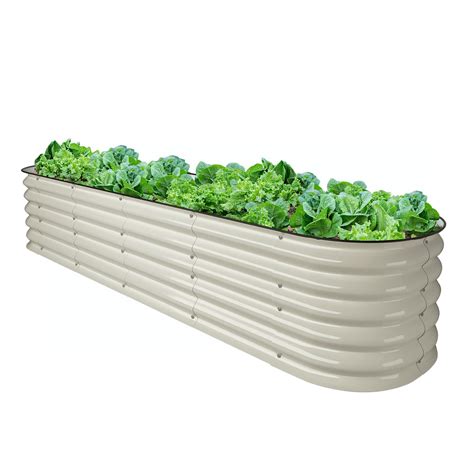 Vegega 8ft X 2ft X 14ft Raised Garden Bed Kit Large Zinc Aluminum