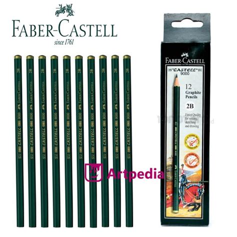 Jual Pensil Kayu Faber Castell 2B 1 Pack Isi 12 Pensil 2B Pensil Kayu