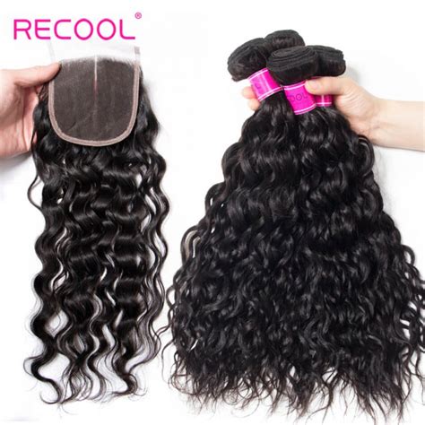 3 Bundles Body Wave 613 Blonde Lace Closure Recool Hair