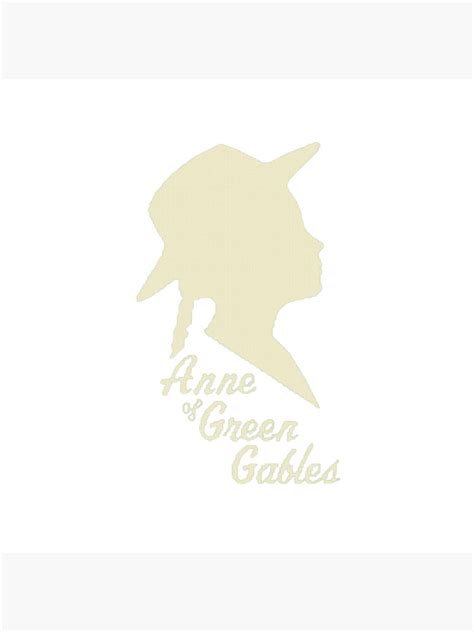 Anne Of Green Gables Silhouette Poster For Sale By LunaticArtWork