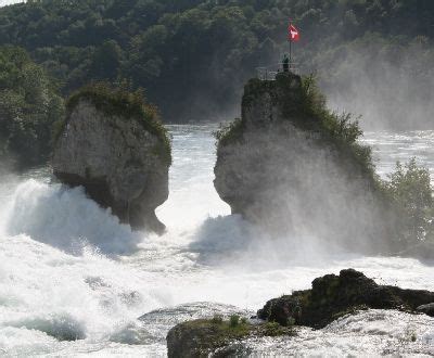 Der Rheinfall bei Schaffhausen Der größte Wasserfall Europas