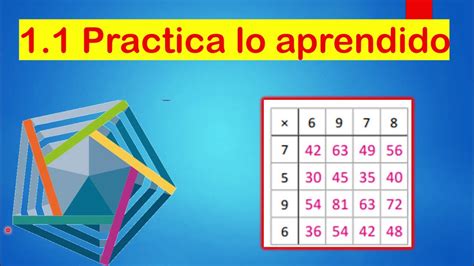 1 1 PRACTICA LO APRENDIDO UNIDAD 3 Quinto Grado YouTube