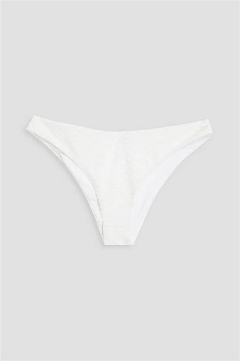 Onia Chiara Stretch Jacquard Low Rise Bikini Briefs The Outnet