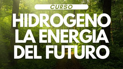 Curso De Hidrogeno La Energia Del Futuro Desarrollo Innovaci N