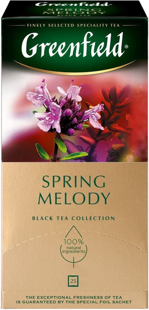 Чай черный GREENFIELD Spring Melody, 25пак, Россия, 25 пак - купить с ...