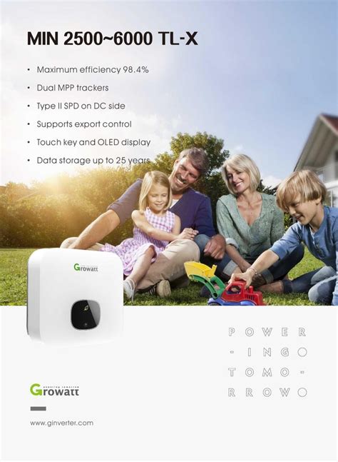 Growatt Grid Tie Solar Inverter Kw Tl X At Rs Growatt