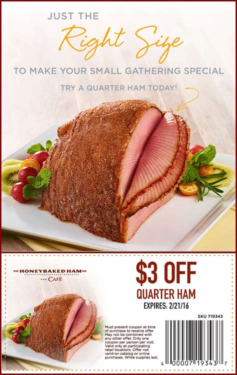 Honey Baked Ham Coupon Printable Printable Budget Planner Sheets